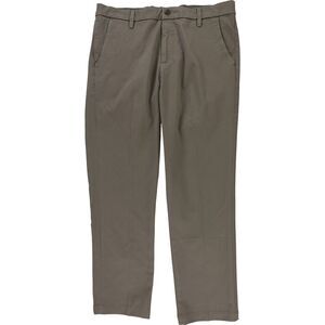 Dockers Mens Plus Size Button Front Tapered Slim Chino Casual Pants, NWT
